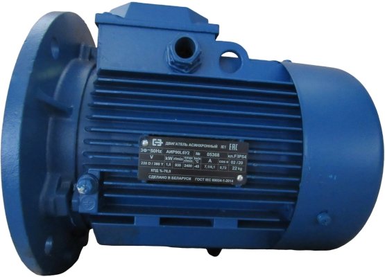 

Электрический двигатель Полесьеэлектромаш АИР90L6 (исполнение - IM1081, крепление - с р.к.в.)