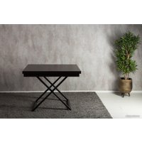 Стол-трансформер Levmar Cross D23/S53 (венге матовый/черный)