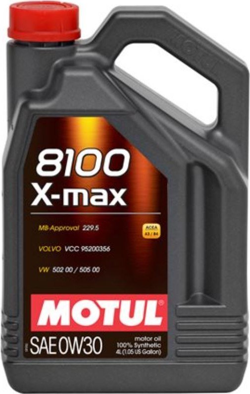 

Моторное масло Motul 8100 X-max 0W-30 4л