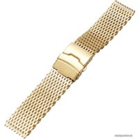 Браслет Rumi Shark металлический 20 мм (золотистый)