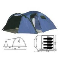Кемпинговая палатка Relmax Panorama 4 (синий)