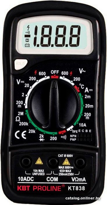 Мультиметр КВТ KT838