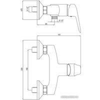 Смеситель Deante Boro BMO 040M