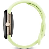 Умные часы Google Pixel Watch 4 41 мм (глянцевый золотистый/лемонграсс, спортивный силиконовый ремешок)