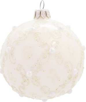 Елочная игрушка Орбитал Д-183-2 (белый опал) 200-012-2