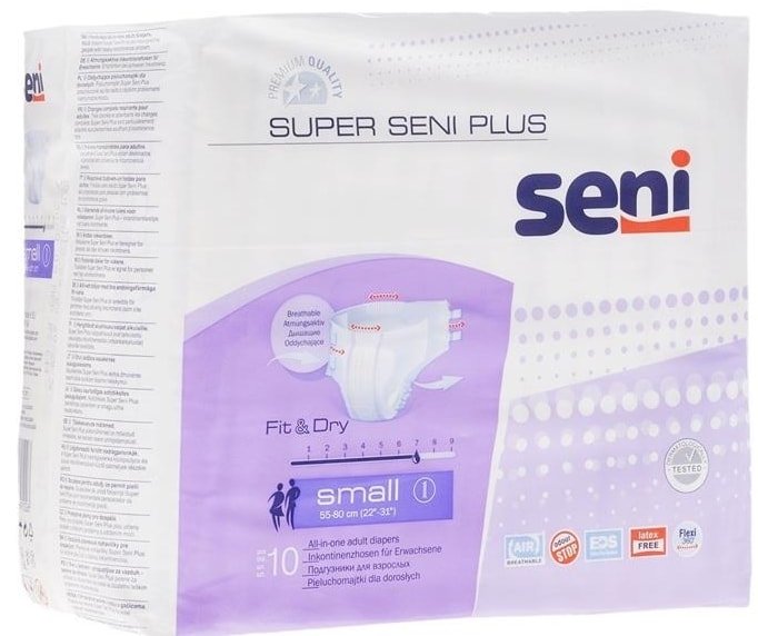 

Подгузники для взрослых Seni Super Plus S (10 шт)