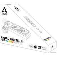 Жидкостное охлаждение для процессора Arctic Liquid Freezer III 420 A-RGB White ACFRE00153A