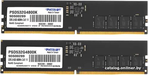 Patriot Signature Line 2x16ГБ DDR5 4800 МГц PSD532G4800K
