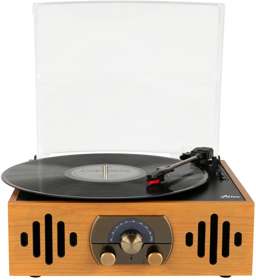 

Виниловый проигрыватель Alive Audio Quattro Light Wood