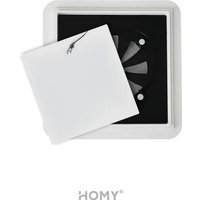 Вентиляционная решетка HOMY AIR квадратный AS125WR 20x20 (белая)