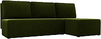

Угловой диван Mio Tesoro Берген 179 правый (микровельвет, зеленый)