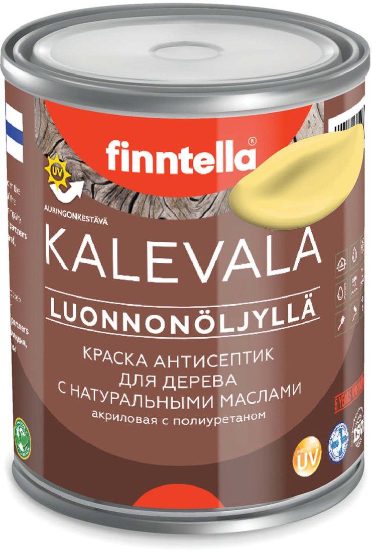 

Краска Finntella Kalevala Aurinko F-13-1-1-FL115 0.9 л (желтый)