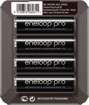 Аккумулятор Panasonic Eneloop Pro AA 2500mAh 4 шт. BK-3HCDE/4LE
