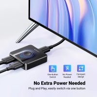 Переключатель Ugreen CM217 50966 (черный)
