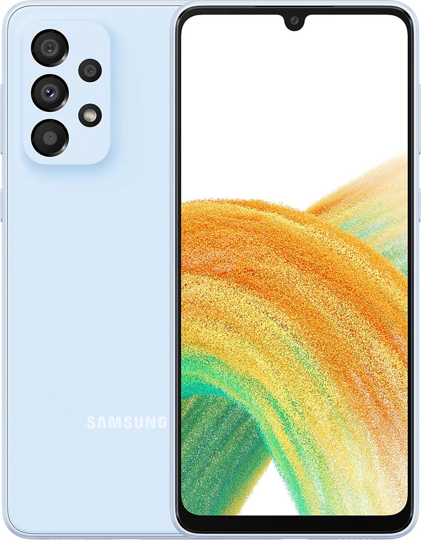 

Смартфон Samsung Galaxy A33 5G SM-A336E/DSN 6GB/128GB (голубой)