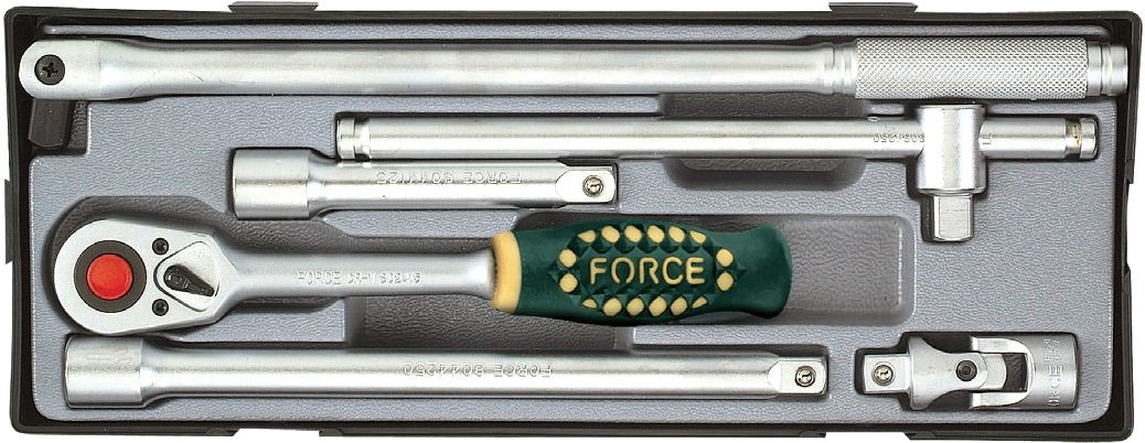 

Набор трещотка с удлинителями Force T40612 (6 предметов)