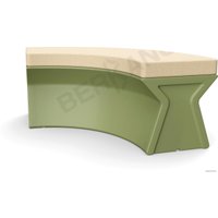 Скамейка Berkano X-seat Arc 230_019_23 (темно-зеленый/бежевый)