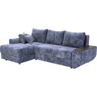 Угловой диван Sundays Home Нью-Йорк (велюр плюш серый)