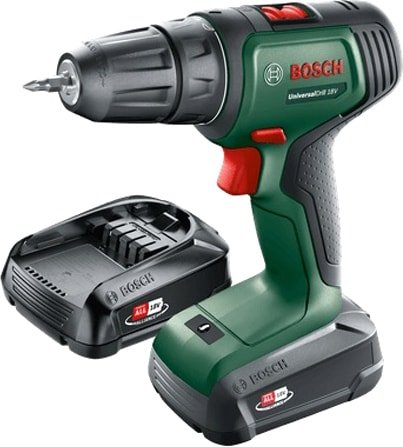 

Дрель-шуруповерт Bosch UniversalDrill 18V 06039D4005 (с 1-м АКБ, кейс)