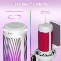 Проводной микрофон Tonor TC310+ (белый)