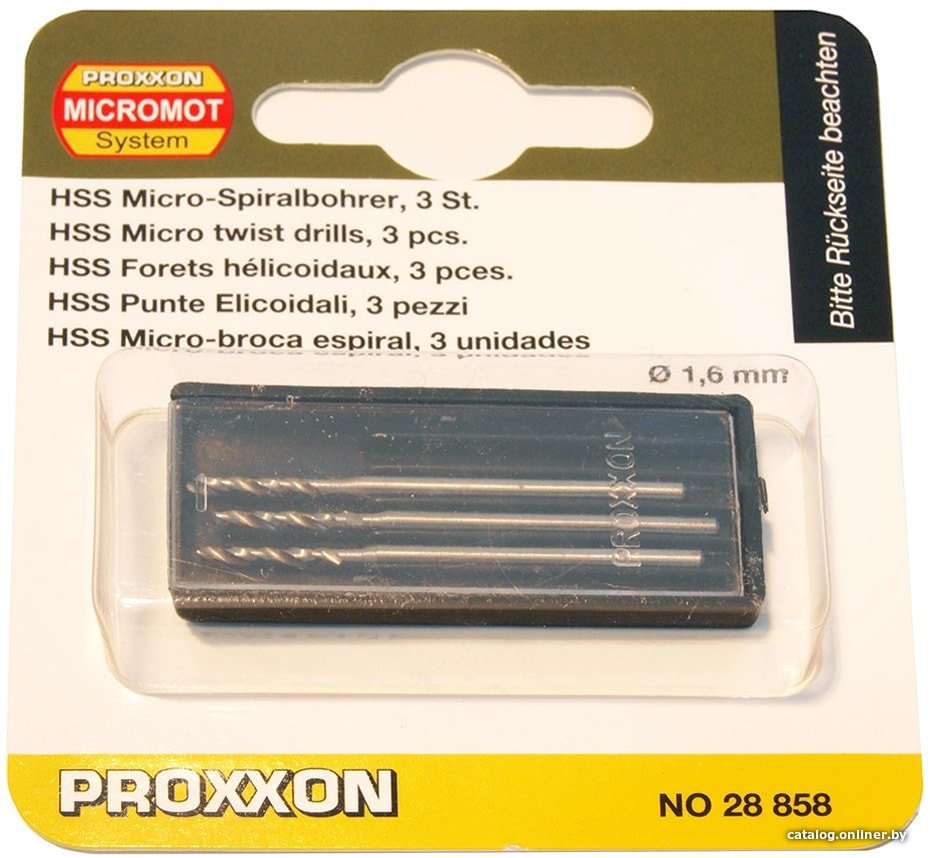 Набор сверл Proxxon 28858 (3 предмета)