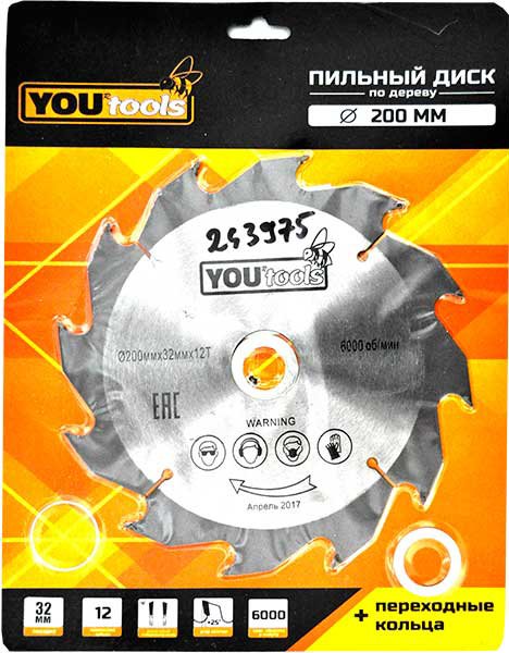 

Пильный диск Yourtools Z12 200/32мм