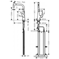 Смеситель Hansgrohe Talis Select M51 73867000