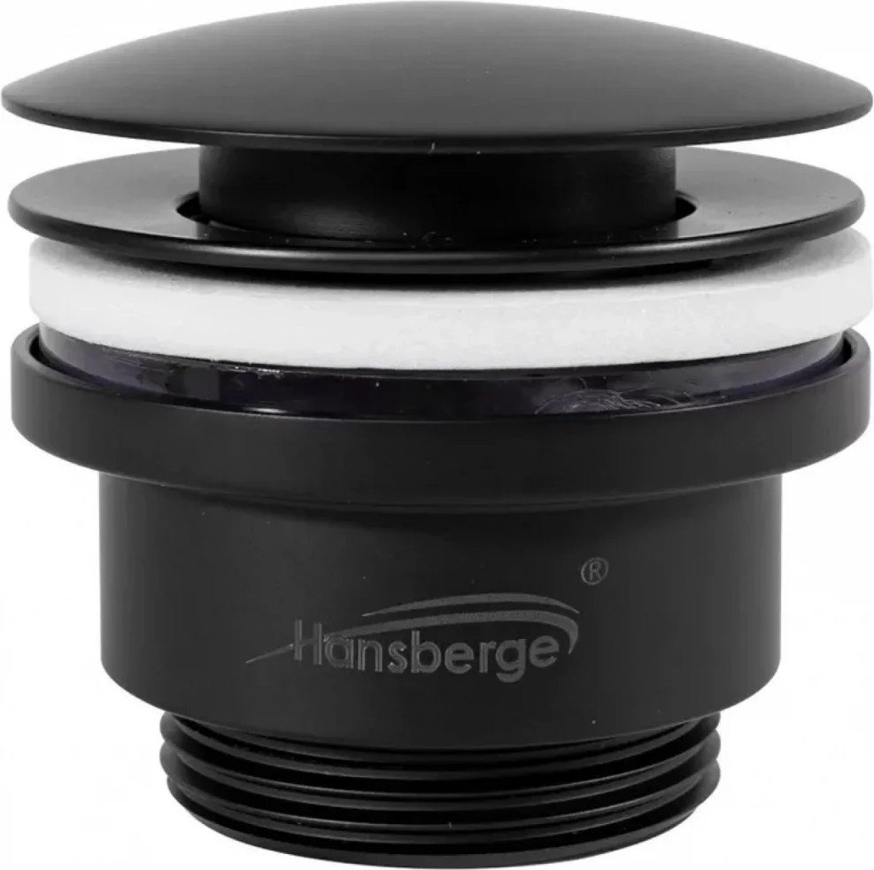 

Донный клапан Hansberge H107 (черный матовый)