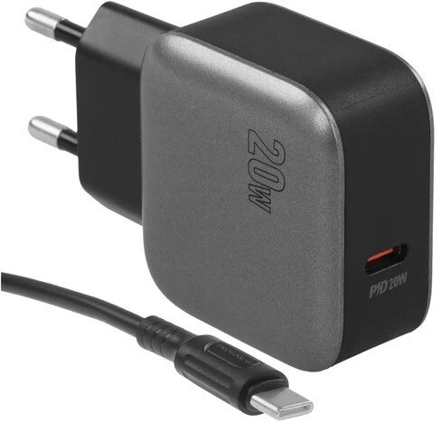 

Сетевое зарядное Borofone BAS53A USB Type-C (черный)