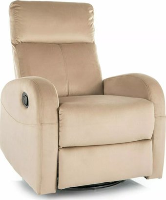 Кресло-глайдер Signal Olimp Velvet Bluvel 28 (бежевый)