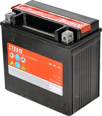 Мотоциклетный аккумулятор FIAMM FTX14-BS (12 А/ч)