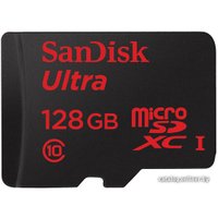 Карта памяти SanDisk Ultra microSDXC (Class 10) 128GB + адаптер (SDSDQUAN-128G-G4A)