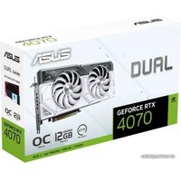 Видеокарта ASUS Dual GeForce RTX 4070 White OC Edition 12GB GDDR6X DUAL-RTX4070-O12G-WHITE