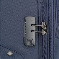 Чемодан-спиннер 4 ROADS 6310-L 77 см (темно-синий)