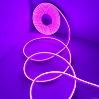 Гибкий неон GS star 2835 120 Led/M 12V 6x12 мм 10 W/M IP65 (фиолетовый)