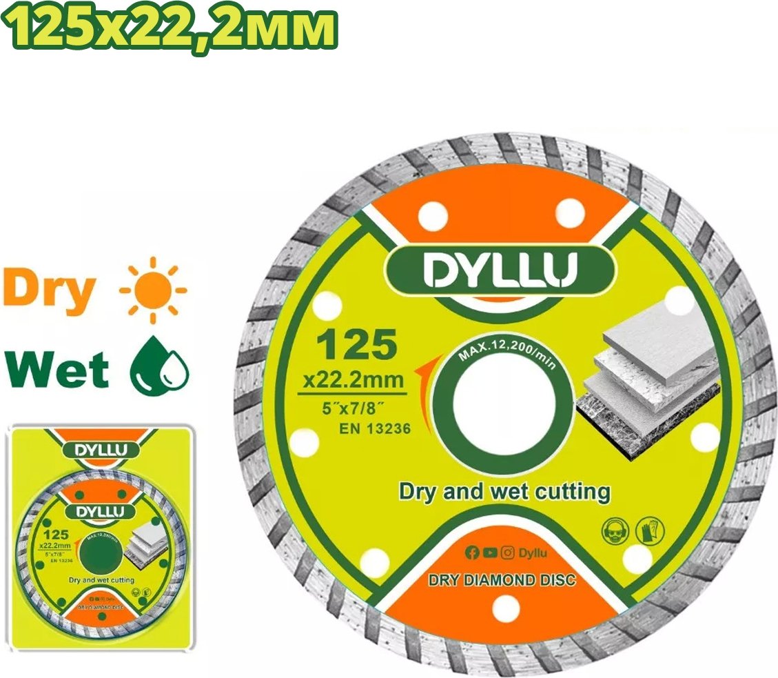 

Отрезной диск алмазный Dyllu DTDC3K03