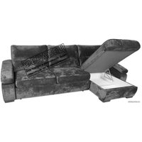 Угловой диван Асмана Форест 160x80 (Plush Chocolate)