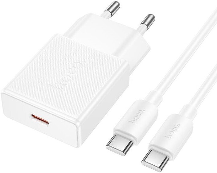 Сетевое зарядное Hoco N74 USB Type-C (белый)