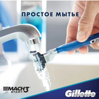 Бритвенный станок Gillette Mach3 Start 1 сменная кассета