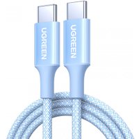 Кабель Ugreen L502 65254 USB Type-C - USB Type-C 100W (2 м, голубой)