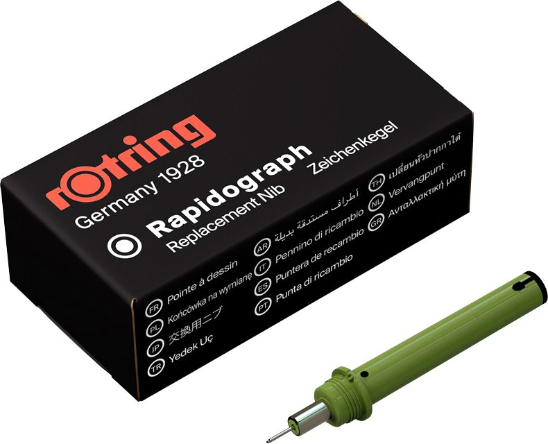

Пишущий элемент для рапидографа Rotring S0219360 (0.3 мм)