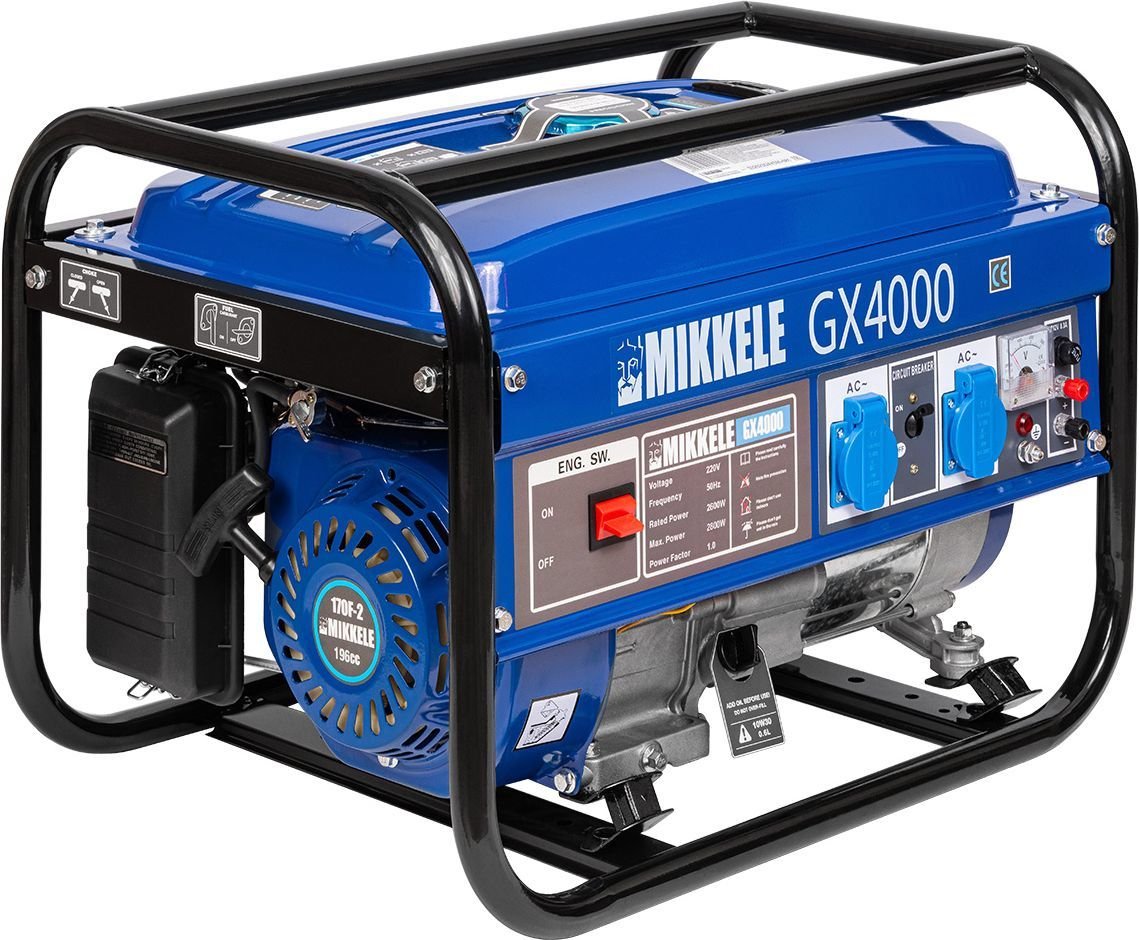 

Бензиновый генератор Mikkele GX4000