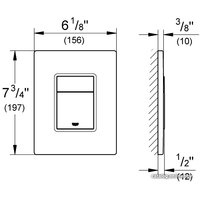 Панель смыва Grohe Skate Cosmopolitan 38732000 (хром)
