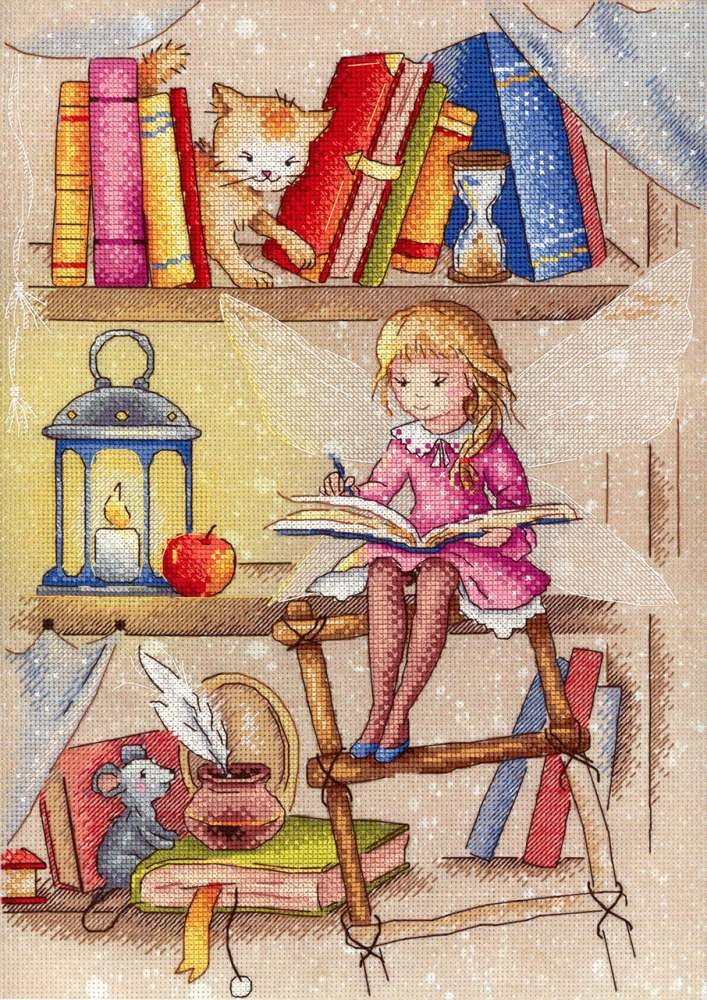 

Набор для вышивания М.П.Студия Книжная фея