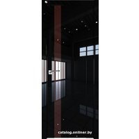 Межкомнатная дверь ProfilDoors 62L L 90x200 (черный люкс, стекло lacobel коричневый лак)