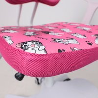 Детское ортопедическое кресло AksHome Pegas (розовый с котятами)