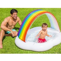Надувной бассейн Intex Радуга-облако 57141 (142x119x84)