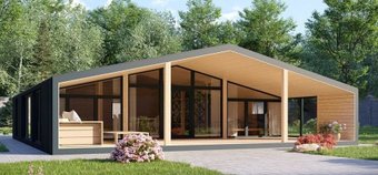 Дом Модуль Хаус Каркасный модульный Scandi 80