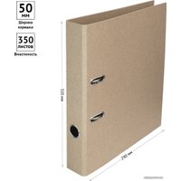 Папка-регистратор OfficeSpace 270109 (коричневый)