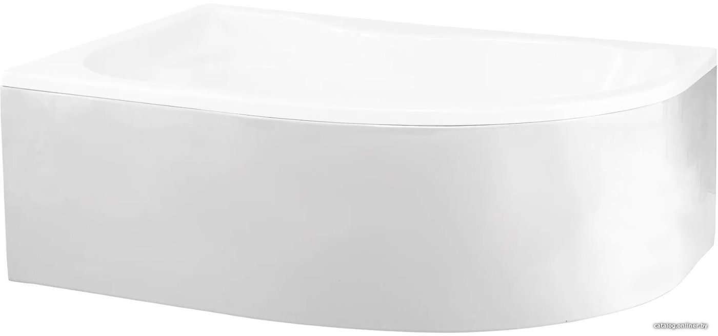 Фронтальный экран под ванну Polimat Dora 170x110 00316 (белый)